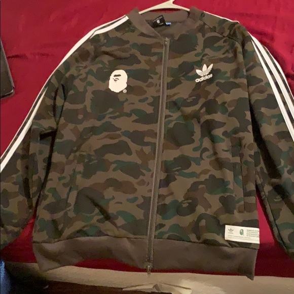 Adidas tracksuit green camouflage bape - Picture 2 of 5